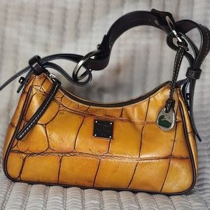 Dooney And Bourke Croc Embossed Hobo Shoulder Dooney And Bourke Croc Or Hand Bag